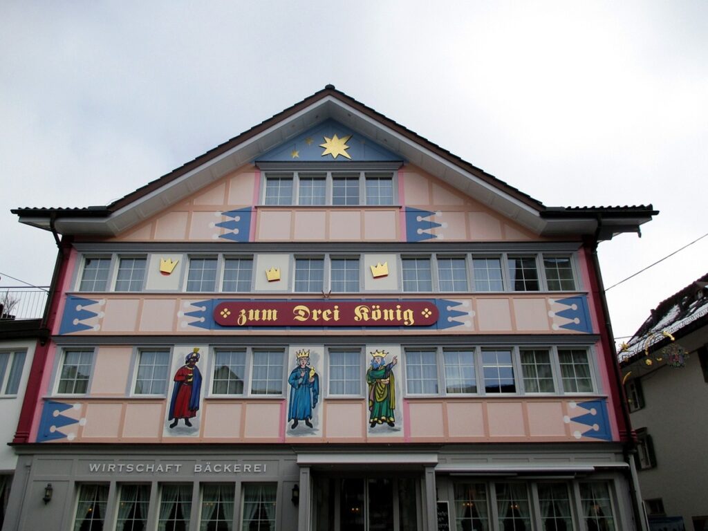 Appenzell small village switzerland