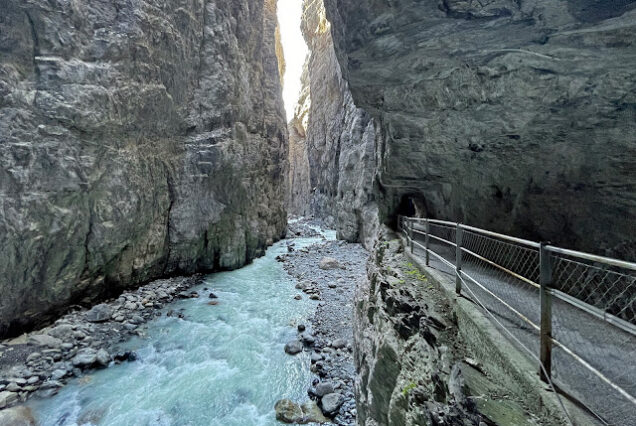 trip from Lucerne Aare Gorge