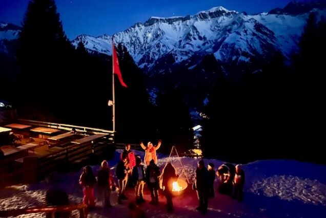 winter night hikes from zurich